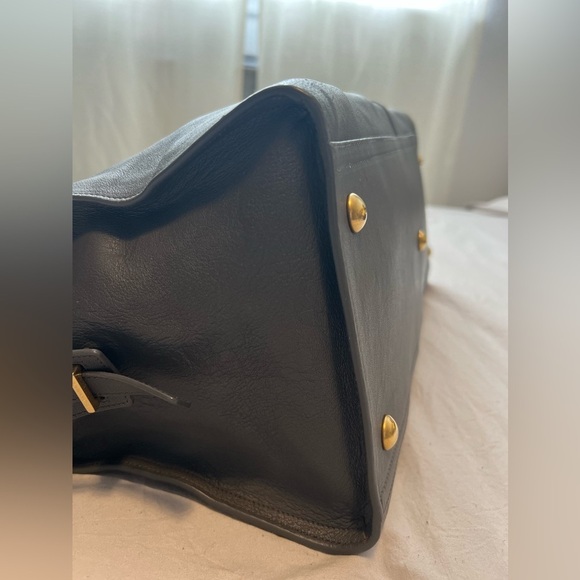 Yves Saint Laurent YSL Cabas Hand Bag Leather Authentic - Picture 8 of 14